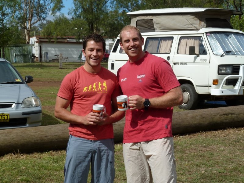 500 24h mens winners David and Gareth